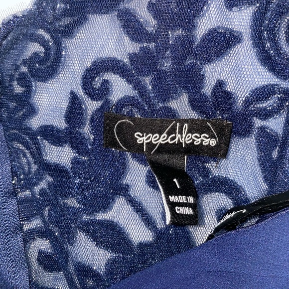 Speechless Navy Blue Maxi Dress, Size 1 - Picture 6 of 6